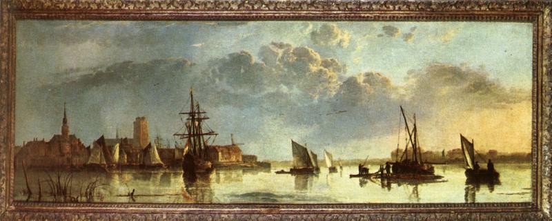 View on the Maas at Dordrecht, CUYP, Aelbert